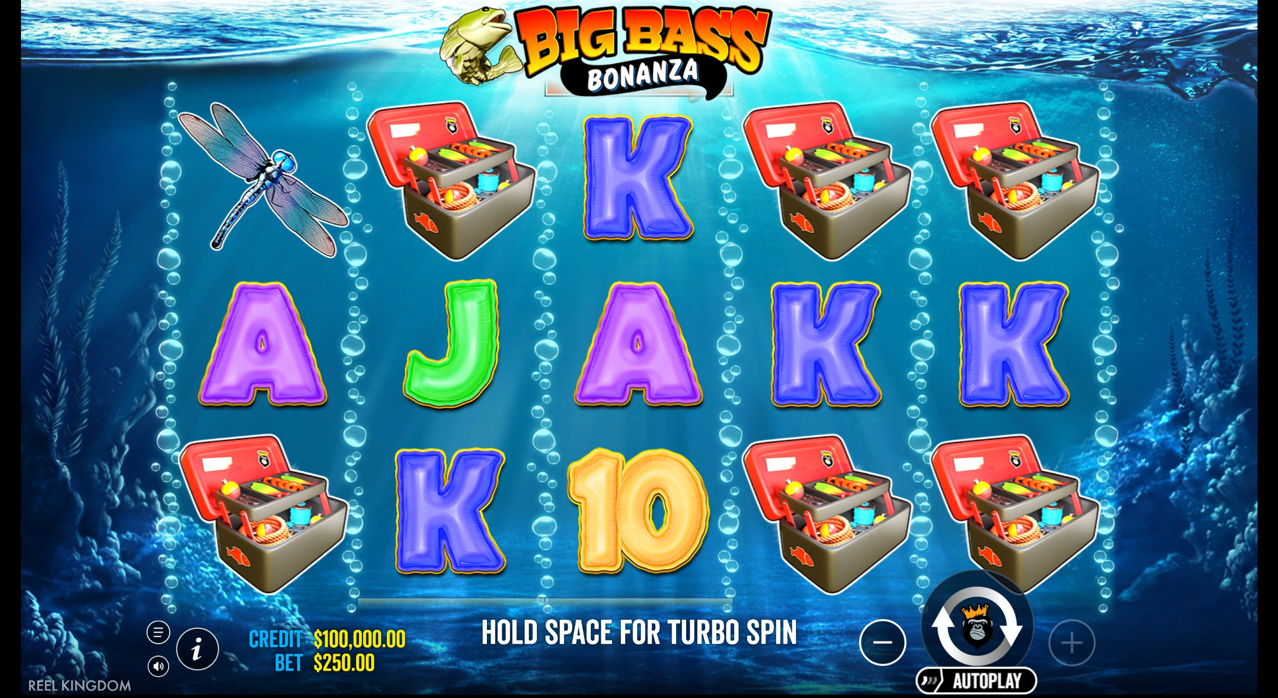 Big Bass Bonanza slot gameplay screenshot
